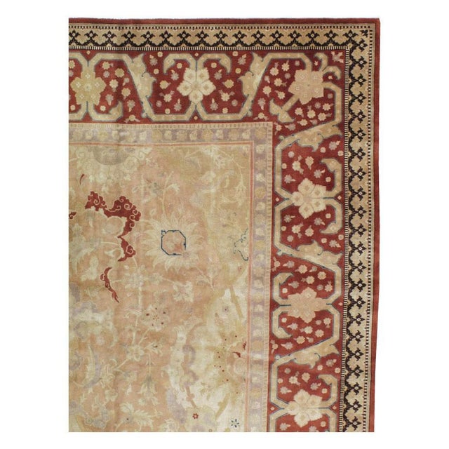 Galerie Shabab Collection Mid-20th Century Persian Tabriz Large Room Size Carpet For Sale - Image 4 of 10