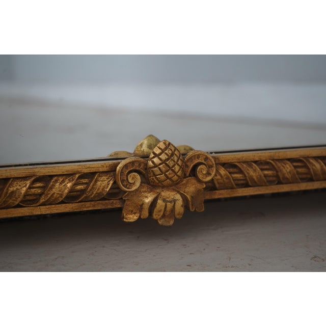 Friedman Brothers Friedman Brothers Large Louis XV Gold Gilt Wall Mirror For Sale - Image 4 of 13