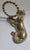 Art Deco Vintage Ornate Brass Reclining Jaguar Dinner Napkin Holders ~ Set of 12 For Sale - Image 3 of 8