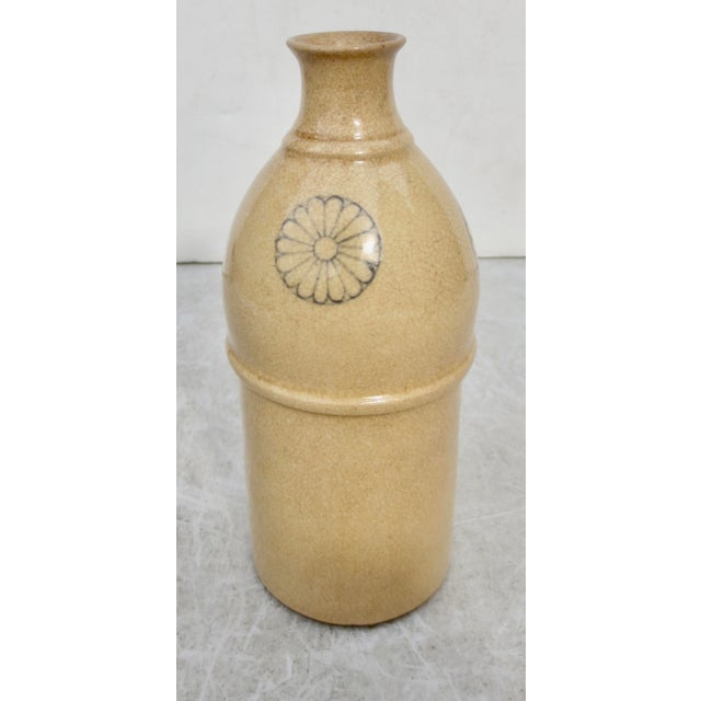 Taizan Ware Saki Bottle by Taizan Yohei, Circa 1870s, Kyoto, Japan. To note, one belongs to the Freer Gallery of Art and...