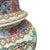 Wood Large Vintage Chinoiserie Famille Rose Export Ginger Jars With Lids on Carved Wood Base - A Pair For Sale - Image 7 of 10