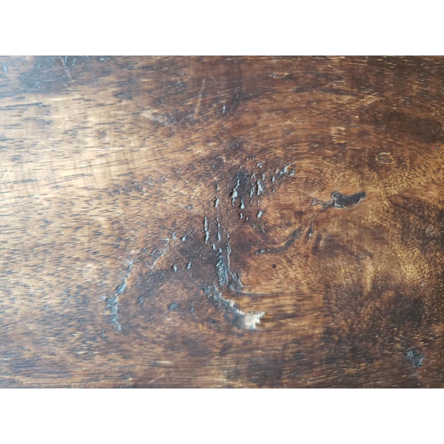Antique 19thC Chinese Winged Elm Kang Table / Wabi-Sabi Coffee Table Riser For Sale In Los Angeles - Image 6 of 8