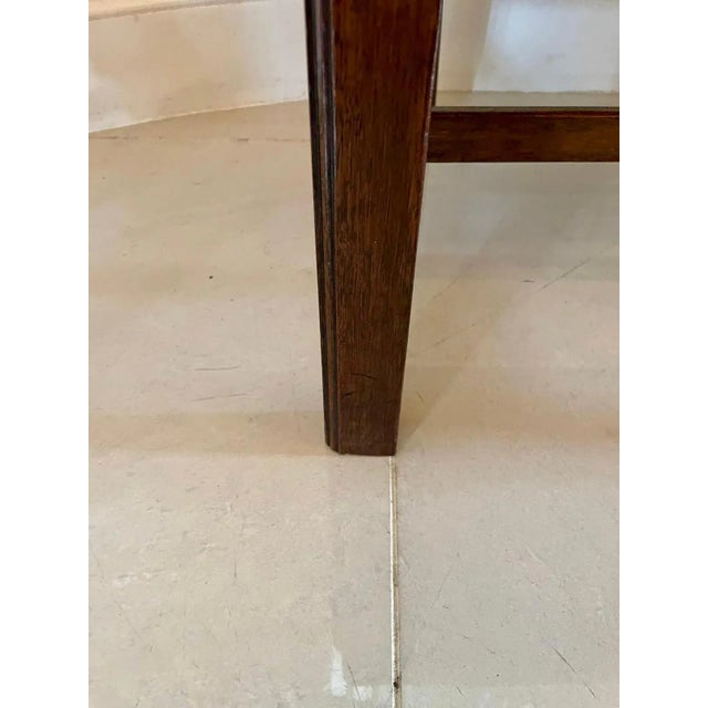 Set of Antique Victorian Carved Mahogany Desk Chairs For Sale - Image 10 of 11