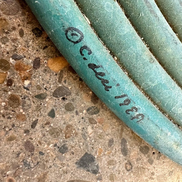 Post Modern Art Deco Curtis Jere Adjustable Metal Picture Stand (Signed 1988) For Sale In Buffalo - Image 6 of 8