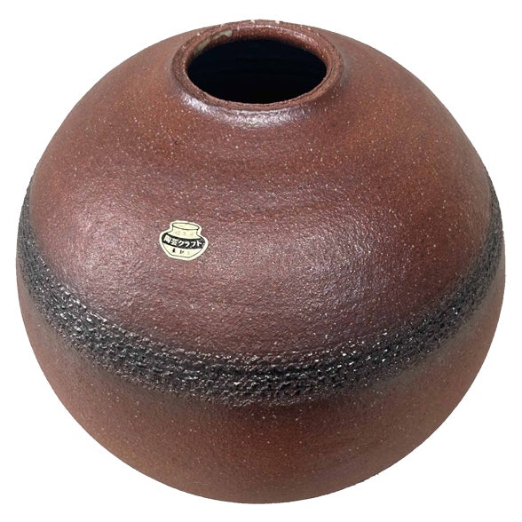 Mid-Century Shigaraki Ikebana Flower Vase, 1970s For Sale