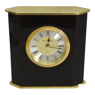 Vintage Mid Century Modern Balley Banks and Biddle Battery Operated Desk Clock For Sale