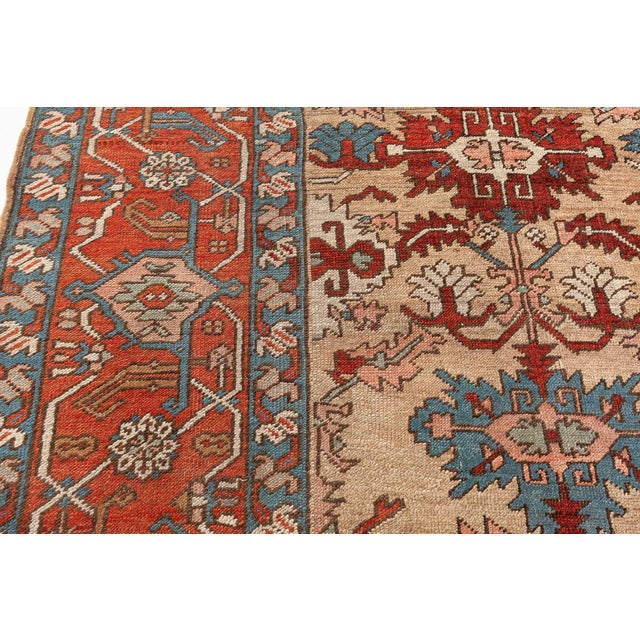 1920s Persian Heriz Rug For Sale - Image 9 of 10