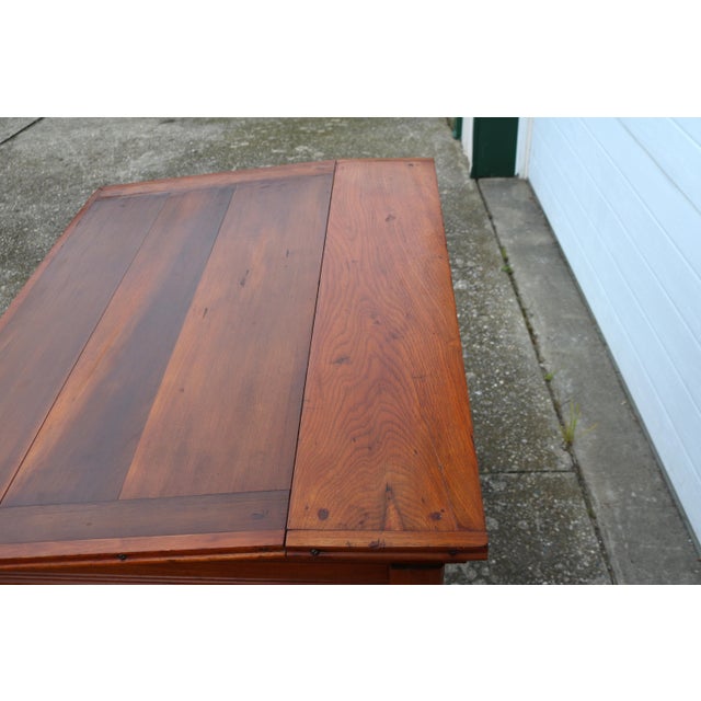 Victorian 19th Century Victorian Walnut One Drawer Slant Top Desk For Sale - Image 3 of 12