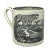 19th Century Egersunds Fayance Fabric Norwegian Ceramic Horse Round Up Mug For Sale - Image 4 of 7