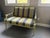 Custom Painted Neoclassical Style Upholstered Settee For Sale - Image 12 of 14