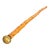 Knobby Cane Walking Stick With Brass Ball Topper For Sale