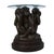 Mid-Century Modern Monkey Swivel Large Side Table For Sale - Image 3 of 5