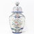 Ceramic Vintage Dutch Delft Polychrome Lidded Ginger Jar in Floral Pattern For Sale - Image 7 of 17