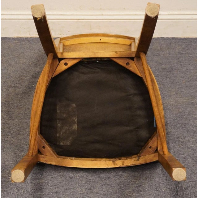 Set of 6 Drexel Heritage Rustic European Style Cane Back Dining Side Chairs For Sale - Image 12 of 13