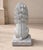 Sculpture Materials Late 20th Century Pair of Weathered Concrete Garden Lions For Sale - Image 7 of 11