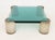 Mid 20th Century Modernist Graduated Glass Top and Concrete Coffee Table For Sale - Image 5 of 12