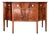 Antique Flame Mahogany Federal Sheraton Breakfront Sideboard | Buffet | Credenza For Sale