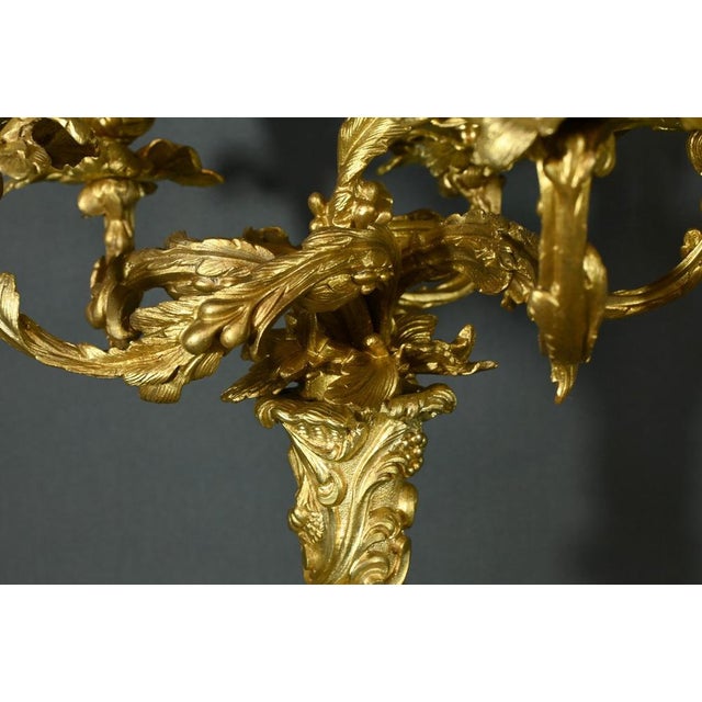 Napoleon III Bronze Candleholders, Set of 2 For Sale - Image 13 of 18