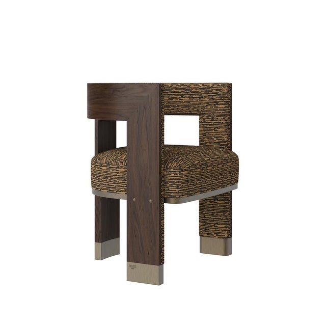Black Brooklyn Dining Chair by Porus Studio For Sale - Image 8 of 10