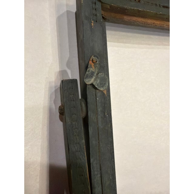 Circa 1870's Ebonized Victorian Pedestal Tabletop Frame For Sale - Image 9 of 13