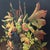 1960s 1960s Oil on Canvas Floral Still Life Fruits and Flowers Framed Signed by American Artist Katherin West For Sale - Image 5 of 12