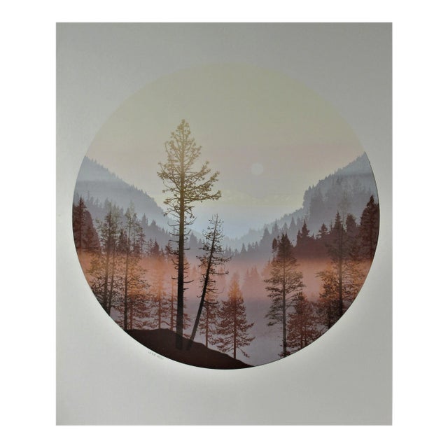 Virgil Trasher, Pair of serigraphs, Twin Lake and Lake View, 1986 For Sale