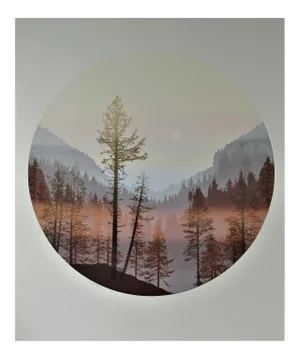 Virgil Trasher, Pair of serigraphs, Twin Lake and Lake View, 1986