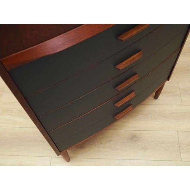 Wood Danish Teak Chest of Drawers, 1970s For Sale - Image 7 of 10