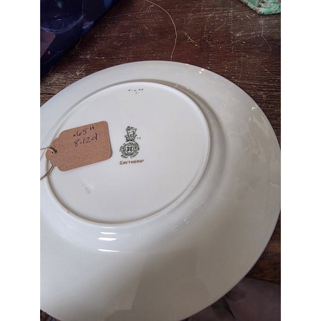 Charming set of 8 Royal Doulton Gaythorne pattern salad plates...