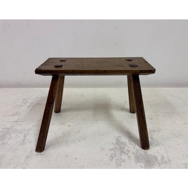 Country Stool in Elm For Sale - Image 15 of 16