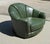 Mid Century Italian Leather Fan Back Leather Club Chair This is a very Stylish Italian Mid Century Odeon Leather Fan Back...