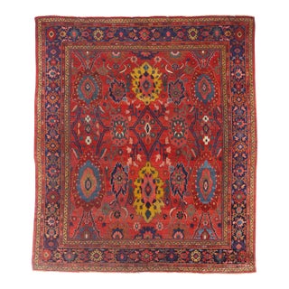 Late 19th Century Persian Mahal Rug, 09'05 X 10'09 For Sale