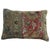 Lumbar pillow made from a Persian Tabriz rug Measures: 15'' x 21''.