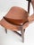 Brown Brown Leather Cowhorn Chair, 1970s For Sale - Image 8 of 14