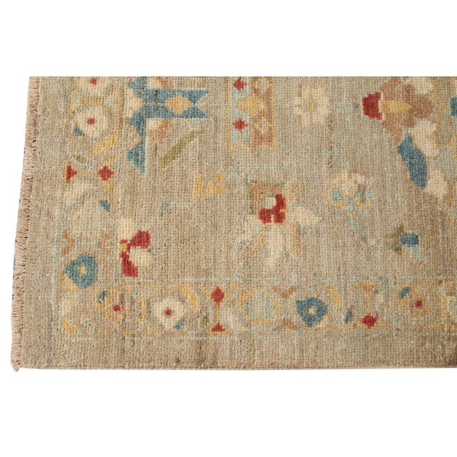 21st Century Modern Sultanabad Runner Rug 3 X 19 For Sale In New York - Image 6 of 10