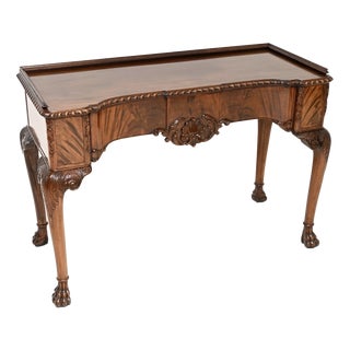 Antique Queen Anne Console Table by Hille, 1920 For Sale