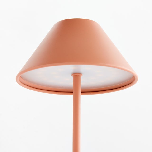 2020s Alluna Cordless Led Lamp 10" - Melon For Sale - Image 5 of 6