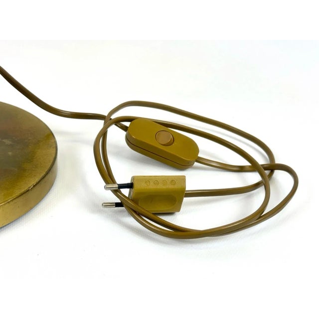 Vintage Brass Table Lamp from Fischer Leuchten, 1970s For Sale - Image 10 of 12