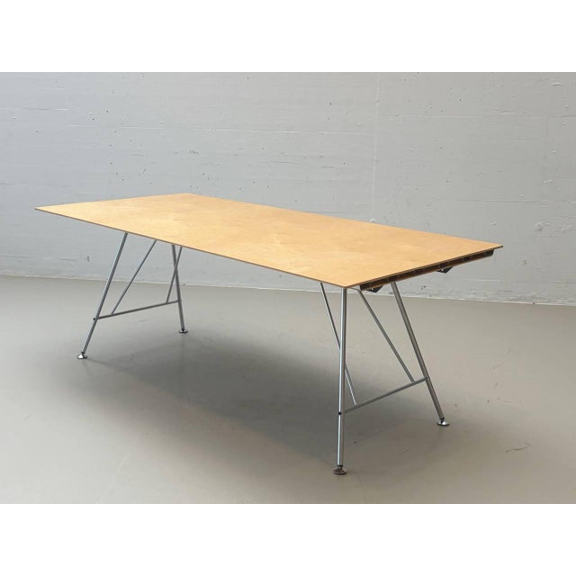 Brown Swiss Uni Standard Table by Atelier Alinea For Sale - Image 8 of 16