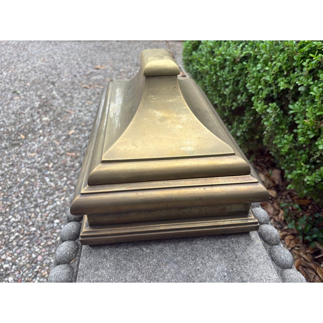 1970s 1970s Large Brass Box by Chapman For Sale - Image 5 of 12