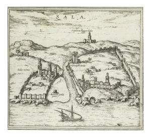 Sala, Map from ''Civitates Orbis Terrarum'' - by F.Hogenberg - 1575 1575