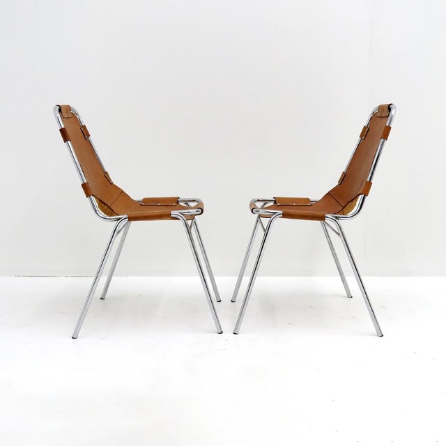 Charlotte Perriand ‘Les Arcs’ Chairs Selected by Charlotte Perriand, 1960 For Sale - Image 4 of 11