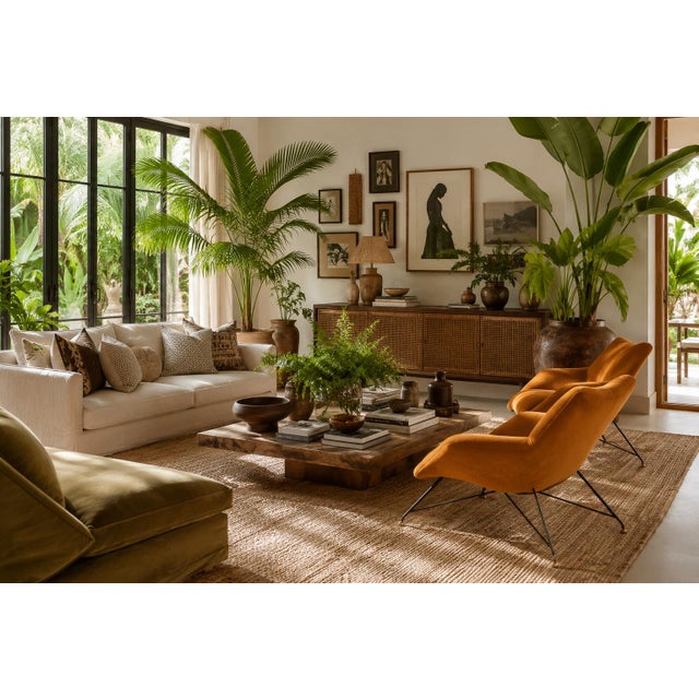 Brazilian Modern “Concha” Armchairs in Iron and Burnt Caramel Mohair by Carlo Hauner, Brazil, 1950s For Sale - Image 11 of 18