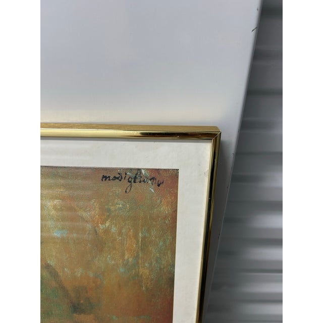 Paper Vintage Modigliani Exhibition Poster Israel Museum 1988 For Sale - Image 7 of 8