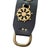 Vintage English Horse Brass Leather Martingale With Five Brass Medallions – Leather Equestrian Wall Decor, Ralph Lauren Style For Sale In Los Angeles - Image 6 of 9