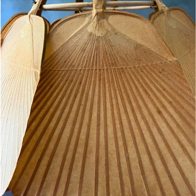 Wood Vintage German Hanging Light by Ingo Maurer for Design M, 1970s For Sale - Image 7 of 9