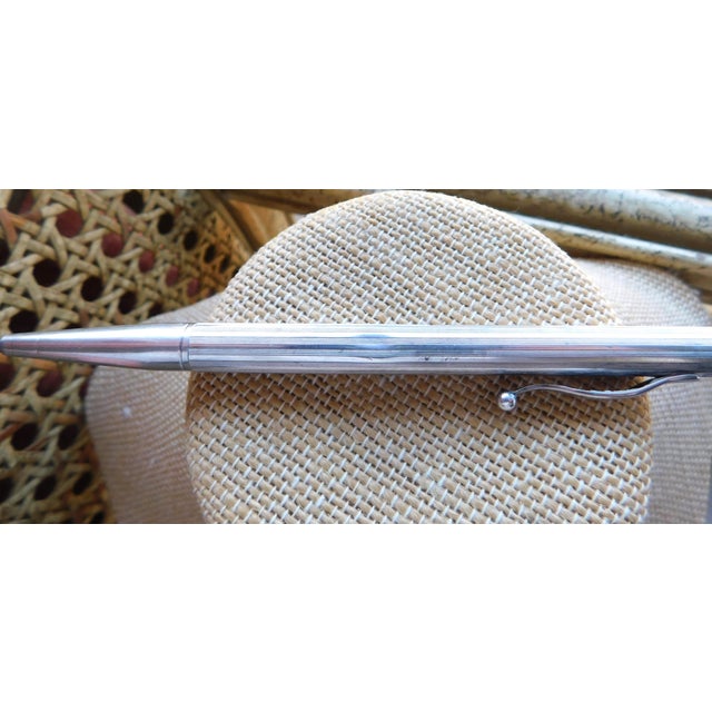 1930s Sterling Silver Antique Retractable Propelling Pencil For Sale - Image 5 of 13