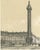 Antique Lithograph of Place Vendôme Column in Paris after Jacottet, 1850 For Sale - Image 4 of 9