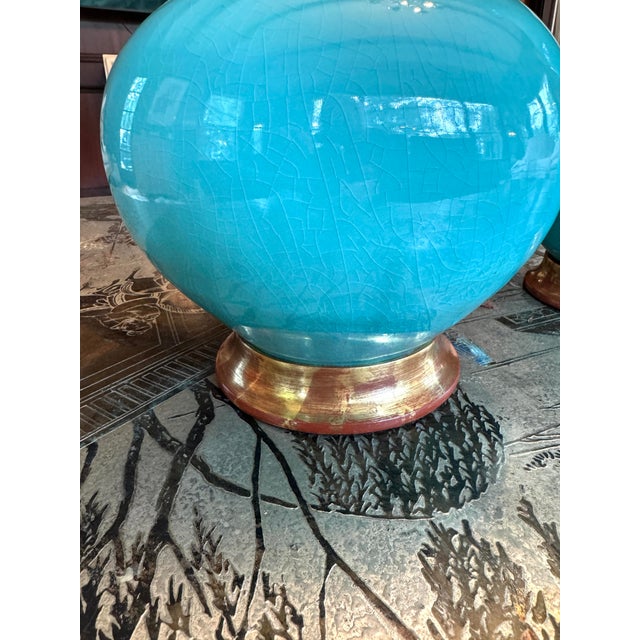 Late 20th Century Christopher Spitzmiller Aurora Double Gourd Lamps - a Pair For Sale - Image 5 of 12