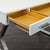 Pottery Barn Ava Modern White Desk With Chrome Legs and Three Drawers For Sale - Image 9 of 10